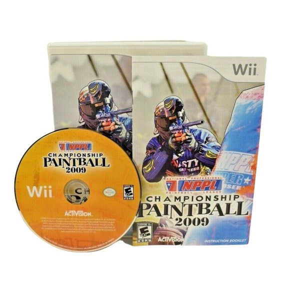 Activision NPPL Championship Paintball 2009 Nintendo Wii, 2008 Complete - Picture 1 of 5